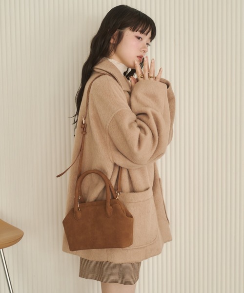 REMOON(リムーン)の「2wayアソートハンドバッグ(ハンドバッグ・レディース・イエロー/ブラウン/ライトブルー/ブラック/アイボリー・FREE)」の10枚目の写真