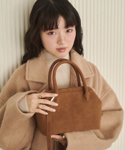 REMOON(リムーン)の「2wayアソートハンドバッグ(ハンドバッグ・レディース・イエロー/ブラウン/ライトブルー/ブラック/アイボリー・FREE)」の7枚目の写真