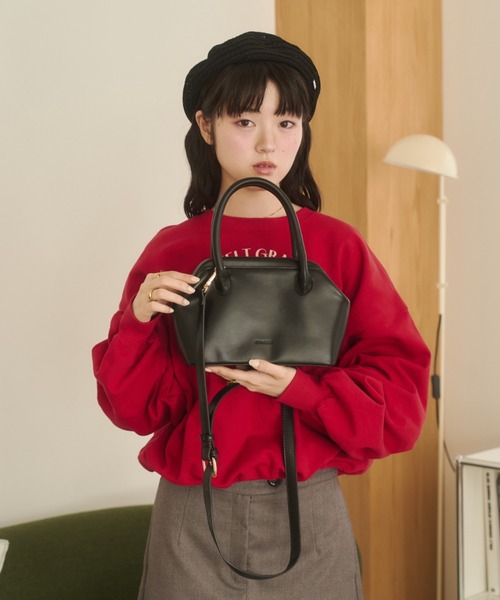 REMOON(リムーン)の「2wayアソートハンドバッグ(ハンドバッグ・レディース・イエロー/ブラウン/ライトブルー/ブラック/アイボリー・FREE)」の13枚目の写真