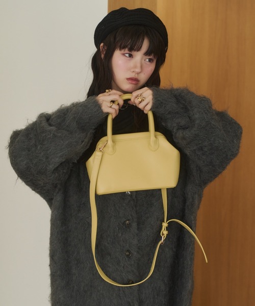 REMOON(リムーン)の「2wayアソートハンドバッグ(ハンドバッグ・レディース・イエロー/ブラウン/ライトブルー/ブラック/アイボリー・FREE)」の20枚目の写真