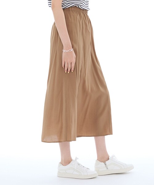 INDIVI（インディヴィ）の「タンブラーフレアスカート（スカート・レディース・スミクロ/ネイビー/ブラウン系/ベビーピンク・13/36/38/40/15 /05）」の10枚目の写真