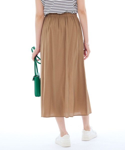 INDIVI（インディヴィ）の「タンブラーフレアスカート（スカート・レディース・スミクロ/ネイビー/ブラウン系/ベビーピンク・13/36/38/40/15 /05）」の11枚目の写真