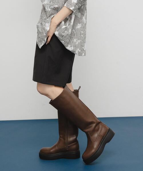 KBF(ケイビーエフ)の「フロントステッチショートパンツ(その他パンツ・レディース・ブラウン/グレー/ブラック・ONE)」の9枚目の写真