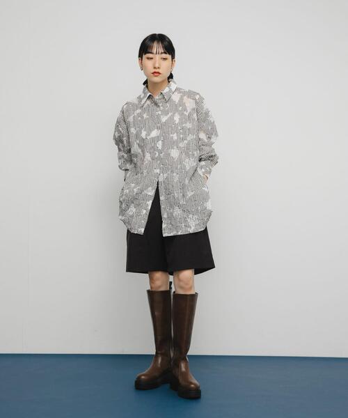 KBF(ケイビーエフ)の「フロントステッチショートパンツ(その他パンツ・レディース・ブラウン/グレー/ブラック・ONE)」の8枚目の写真