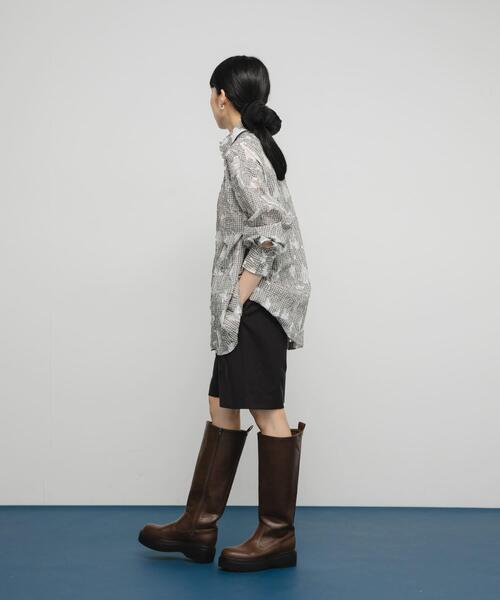 KBF(ケイビーエフ)の「フロントステッチショートパンツ(その他パンツ・レディース・ブラウン/グレー/ブラック・ONE)」の7枚目の写真