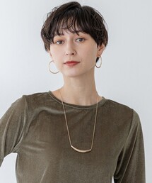 バートップ スネークチェーン ネックレス