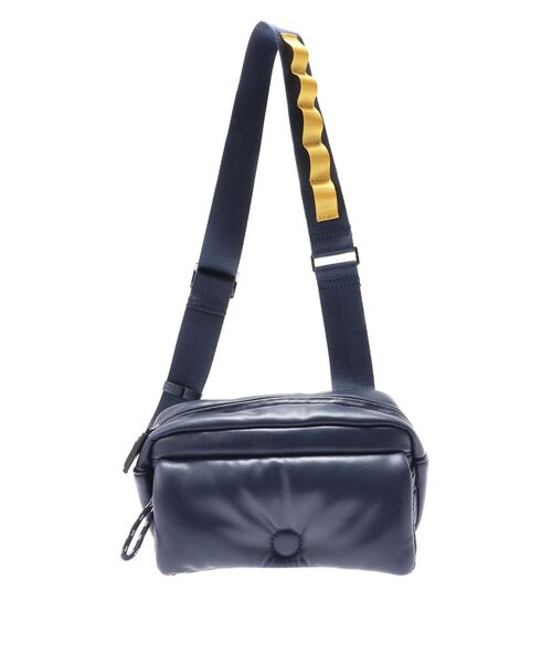 UN3D.(アンスリード)の「FAKE LEATHER PLUMP MINI BAG / フェイクレザープランプミニバッグ(ショルダーバッグ・レディース・ネイビー/ブラック・FREE)」の1枚目の写真