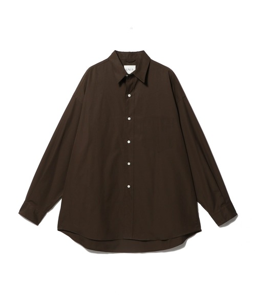UNUS(ユナス)の「UNUS / Regular Collar Shirt(シャツ/ブラウス・レディース・ライトブルー/ブラウン/ホワイト・38/36)」の2枚目の写真