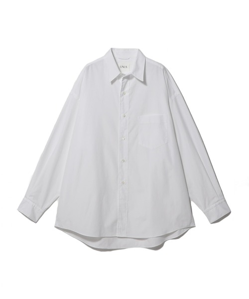 UNUS(ユナス)の「UNUS / Regular Collar Shirt(シャツ/ブラウス・レディース・ライトブルー/ブラウン/ホワイト・38/36)」の1枚目の写真