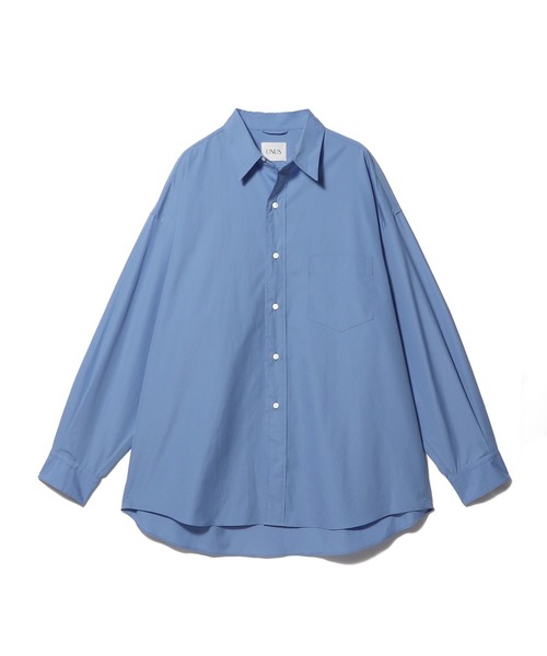 UNUS(ユナス)の「UNUS / Regular Collar Shirt(シャツ/ブラウス・レディース・ライトブルー/ブラウン/ホワイト・38/36)」の5枚目の写真