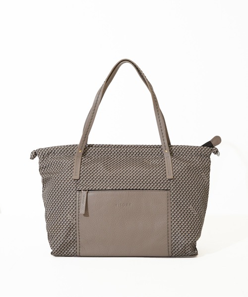 SAC'S BARJean（サックスバージーン）の「【VISONA/ヴィソナ】 HAND BAG M（ハンドバッグ・レディース・ブラック/ベージュ系その他・FREE）」の2枚目の写真