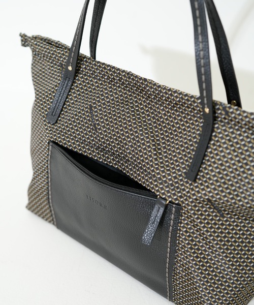 SAC'S BARJean（サックスバージーン）の「【VISONA/ヴィソナ】 HAND BAG M（ハンドバッグ・レディース・ブラック/ベージュ系その他・FREE）」の8枚目の写真