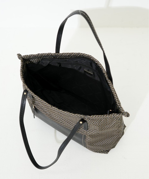 SAC'S BARJean（サックスバージーン）の「【VISONA/ヴィソナ】 HAND BAG M（ハンドバッグ・レディース・ブラック/ベージュ系その他・FREE）」の9枚目の写真