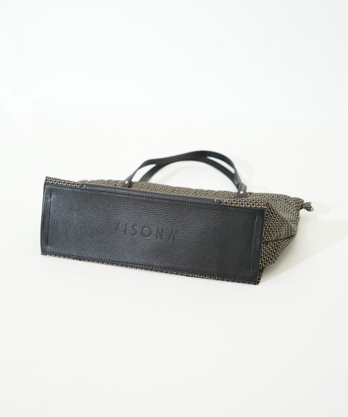 SAC'S BARJean（サックスバージーン）の「【VISONA/ヴィソナ】 HAND BAG M（ハンドバッグ・レディース・ブラック/ベージュ系その他・FREE）」の12枚目の写真
