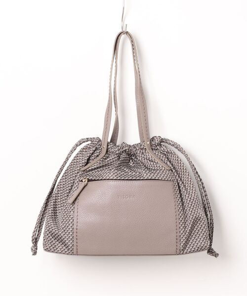 SAC'S BARJean（サックスバージーン）の「【VISONA/ヴィソナ】 HAND BAG M（ハンドバッグ・レディース・ブラック/ベージュ系その他・FREE）」の3枚目の写真