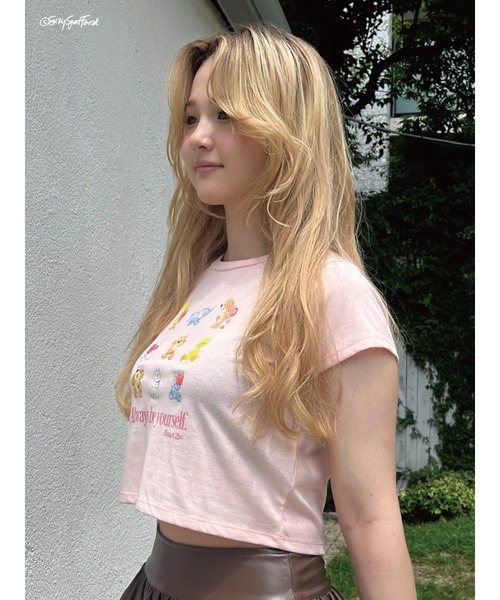 MORE self LOVE(モアセルフラブ)の「【Suzy‘s Zoo】ハートフレンズTEE(Tシャツ/カットソー・レディース・ホワイト/ピンク/ブラック・FREE)」の17枚目の写真