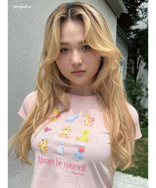 MORE self LOVE(モアセルフラブ)の「【Suzy‘s Zoo】ハートフレンズTEE(Tシャツ/カットソー・レディース・ホワイト/ピンク/ブラック・FREE)」の16枚目の写真