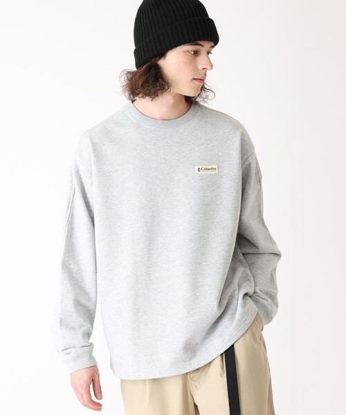 Columbia(コロンビア)の「UVカット 速乾 Columbia/ポプラーリッジ スウェット クルー/コロンビア(アンサンブル・メンズ・ネイビー/ブラウン/グレー/ブラック・S/L/XL/M)」の2枚目の写真