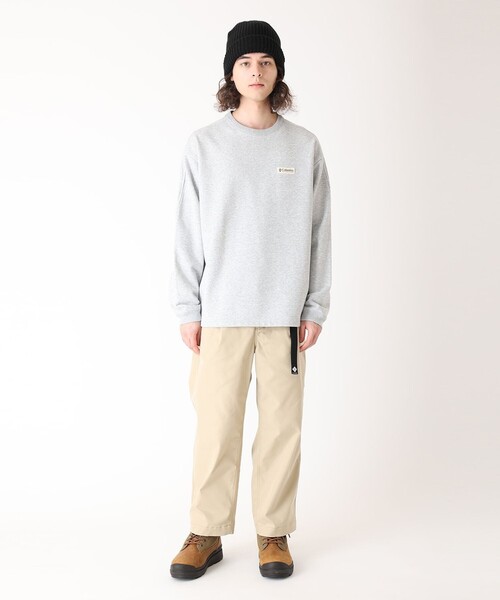 Columbia(コロンビア)の「UVカット 速乾 Columbia/ポプラーリッジ スウェット クルー/コロンビア(アンサンブル・メンズ・ネイビー/ブラウン/グレー/ブラック・S/L/XL/M)」の14枚目の写真