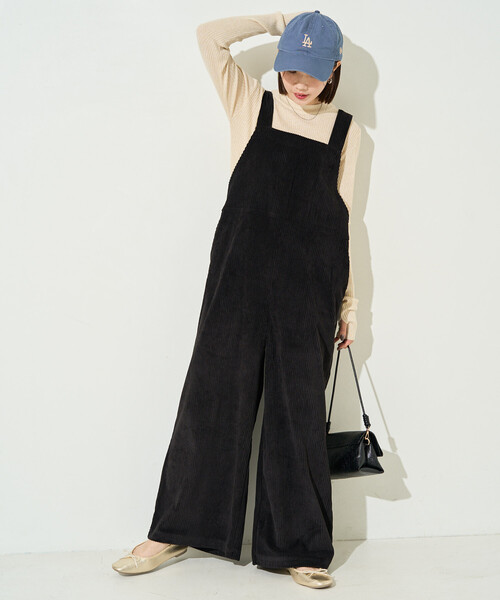 セール】限定展開 カット コーデュロイ サロペット（サロペット