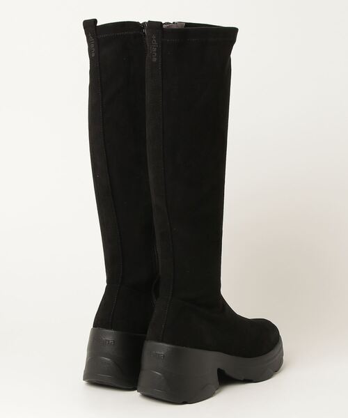 +diana（プラスダイアナ）の「【軽量】厚底ストレッチロングブーツ（ブーツ・レディース・ダークベージュ/ブラック・21.5cm/22.0cm/22.5cm/23.0cm/23.5cm/24.0cm/24.5cm/25.0cm/25.5cm）」の16枚目の写真