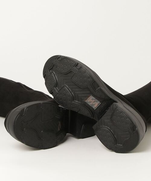 +diana（プラスダイアナ）の「【軽量】厚底ストレッチロングブーツ（ブーツ・レディース・ダークベージュ/ブラック・21.5cm/22.0cm/22.5cm/23.0cm/23.5cm/24.0cm/24.5cm/25.0cm/25.5cm）」の17枚目の写真