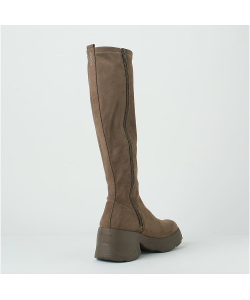 軽量】厚底ストレッチロングブーツ（ブーツ）｜+diana（プラスダイアナ