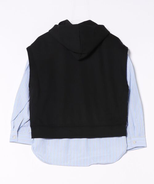 Arnold Palmer（アーノルドパーマー）の「パーカーベスト + シャツ レイヤードセット（アンサンブル・レディース・ブラック/杢グレー/グレイッシュベージュ・L/M/S）」の22枚目の写真