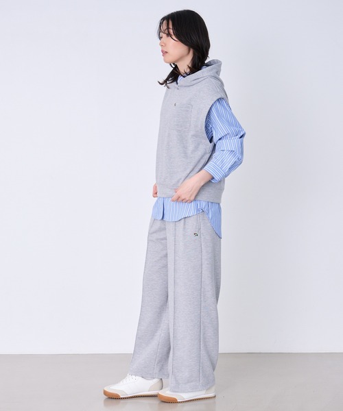 Arnold Palmer（アーノルドパーマー）の「パーカーベスト + シャツ レイヤードセット（アンサンブル・レディース・ブラック/杢グレー/グレイッシュベージュ・L/M/S）」の10枚目の写真