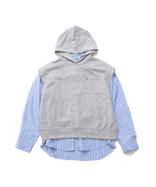 Arnold Palmer（アーノルドパーマー）の「パーカーベスト + シャツ レイヤードセット（アンサンブル・レディース・ブラック/杢グレー/グレイッシュベージュ・L/M/S）」の12枚目の写真