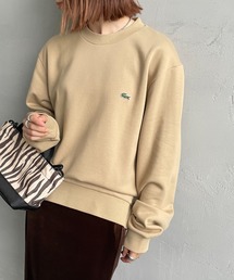 [LACOSTE / ラコステ] ワンポイントロゴ クルーネックスウェット