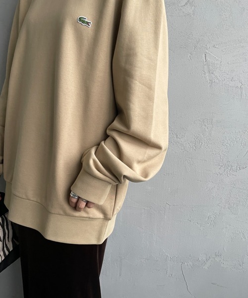 LACOSTE / ラコステ] ワンポイントロゴ クルーネックスウェット