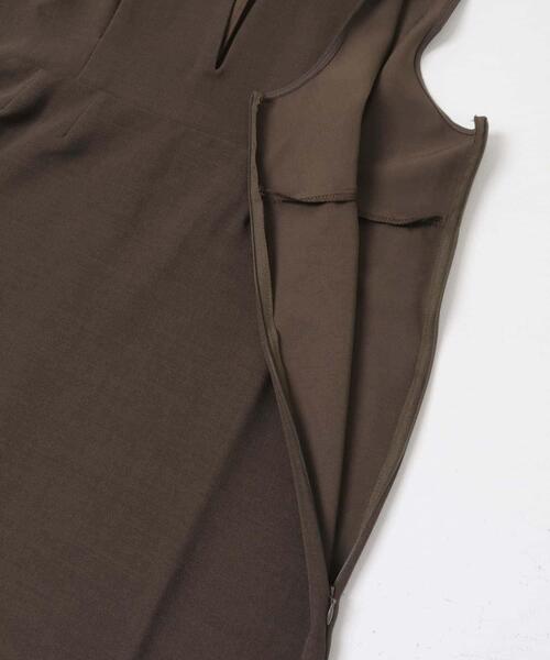 ITEMS URBANRESEARCH（アイテムズ アーバンリサーチ）の「『イージーケア』インナーセットジャンパースカート（ワンピース・レディース・ブラック/ブラウン/ベージュ系その他・FREE）」の17枚目の写真