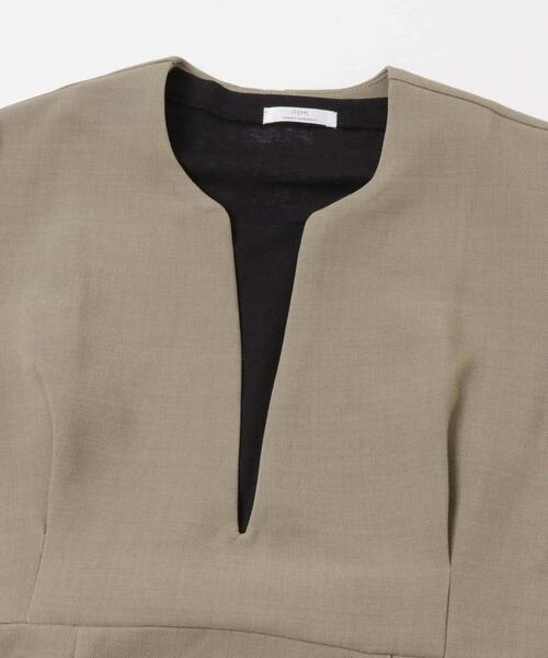 ITEMS URBANRESEARCH（アイテムズ アーバンリサーチ）の「『イージーケア』インナーセットジャンパースカート（ワンピース・レディース・ブラック/ブラウン/ベージュ系その他・FREE）」の9枚目の写真