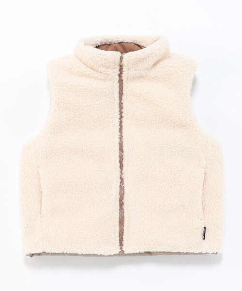 COMME CA ISM（コムサイズム）の「【リバーシブル】中綿ベスト（ベスト・キッズ・ブラック/キャメル・110cm/100cm/120cm/130cm/140cm/150cm）」の9枚目の写真