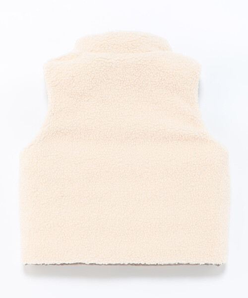 COMME CA ISM（コムサイズム）の「【リバーシブル】中綿ベスト（ベスト・キッズ・ブラック/キャメル・110cm/100cm/120cm/130cm/140cm/150cm）」の8枚目の写真