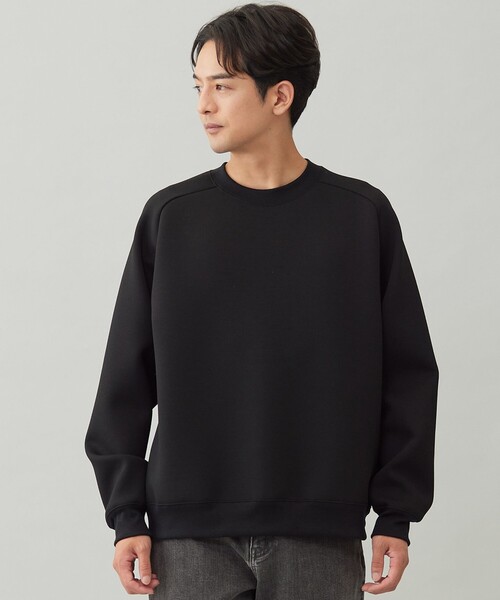 UNFILO(アンフィーロ)の「BEAUTY FORM JERSEY クルー(スウェット・メンズ・ブラック系/ベージュ系/ダークブラウン系/グレー系・SMALL/MEDIUM/LARGE/X-LARGE)」の2枚目の写真