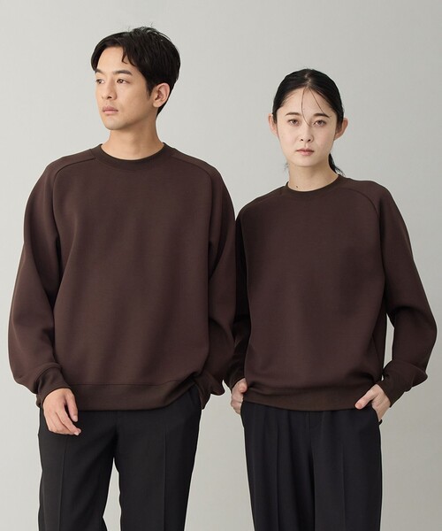 UNFILO(アンフィーロ)の「BEAUTY FORM JERSEY クルー(スウェット・メンズ・ブラック系/ベージュ系/ダークブラウン系/グレー系・SMALL/MEDIUM/LARGE/X-LARGE)」の3枚目の写真