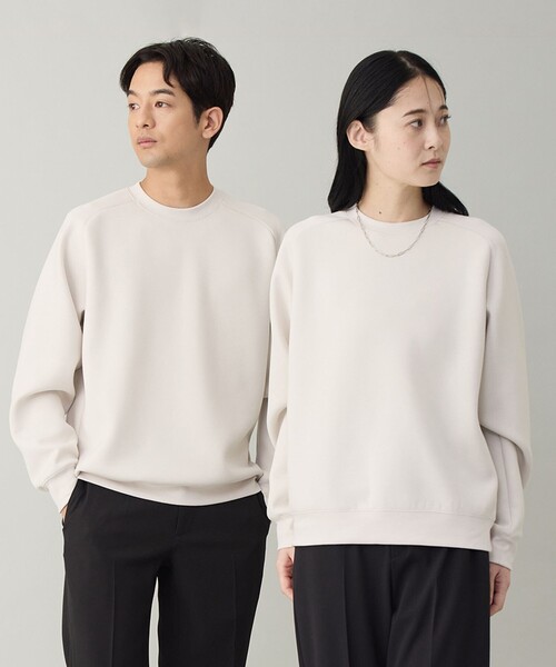UNFILO(アンフィーロ)の「BEAUTY FORM JERSEY クルー(スウェット・メンズ・ブラック系/ベージュ系/ダークブラウン系/グレー系・SMALL/MEDIUM/LARGE/X-LARGE)」の4枚目の写真