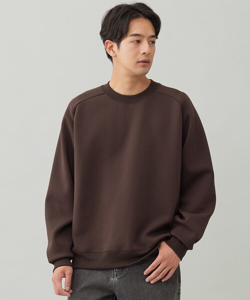 UNFILO(アンフィーロ)の「BEAUTY FORM JERSEY クルー(スウェット・メンズ・ブラック系/ベージュ系/ダークブラウン系/グレー系・SMALL/MEDIUM/LARGE/X-LARGE)」の6枚目の写真