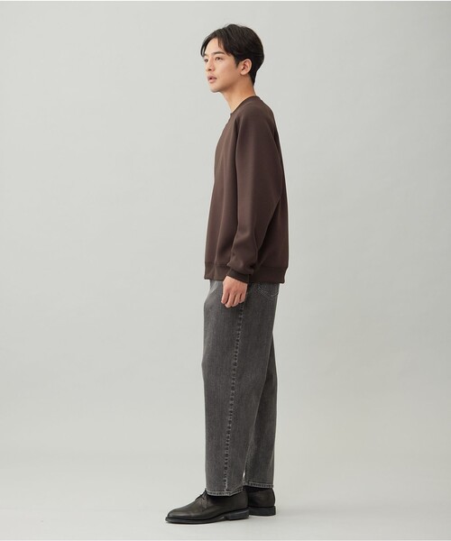 UNFILO(アンフィーロ)の「BEAUTY FORM JERSEY クルー(スウェット・メンズ・ブラック系/ベージュ系/ダークブラウン系/グレー系・SMALL/MEDIUM/LARGE/X-LARGE)」の8枚目の写真