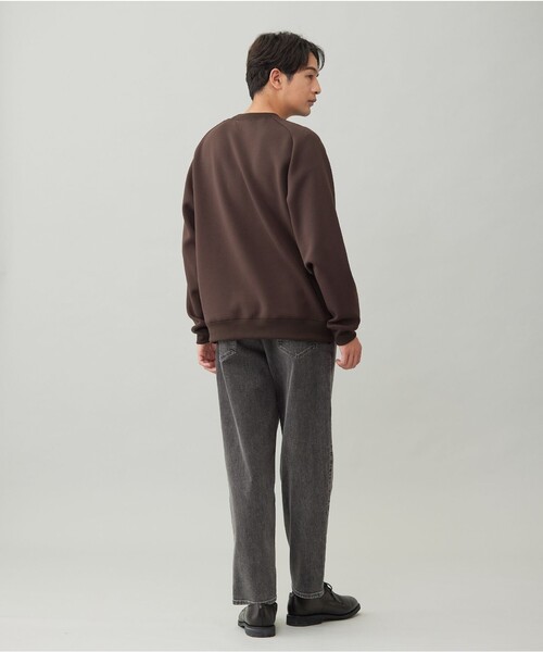 UNFILO(アンフィーロ)の「BEAUTY FORM JERSEY クルー(スウェット・メンズ・ブラック系/ベージュ系/ダークブラウン系/グレー系・SMALL/MEDIUM/LARGE/X-LARGE)」の9枚目の写真
