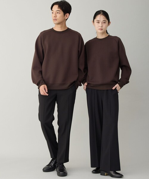 UNFILO(アンフィーロ)の「BEAUTY FORM JERSEY クルー(スウェット・メンズ・ブラック系/ベージュ系/ダークブラウン系/グレー系・SMALL/MEDIUM/LARGE/X-LARGE)」の10枚目の写真