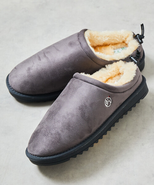 FREAK'S STORE（フリークスストア）の「限定展開 フェイクムートン キャンプモック/スリッポン/ミュール（スニーカー・メンズ・チャコールグレー/キャメル/ブラック・25.0cm/24.0cm/23.0cm/26.0cm/28.0cm/27.0cm）」の5枚目の写真