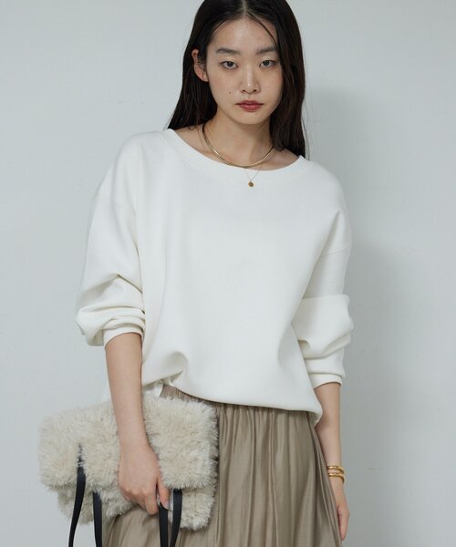 セール】【大人のスウェット】ボートネックスウェット（Tシャツ