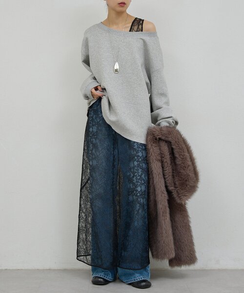 セール】【大人のスウェット】ボートネックスウェット（Tシャツ