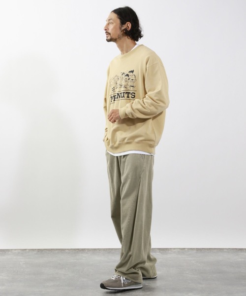 BAYFLOW(ベイフロー)の「コーデュロイワイドパンツ(その他パンツ・メンズ・グレイッシュベージュ/チャコールグレー・MEDIUM/LARGE)」の6枚目の写真