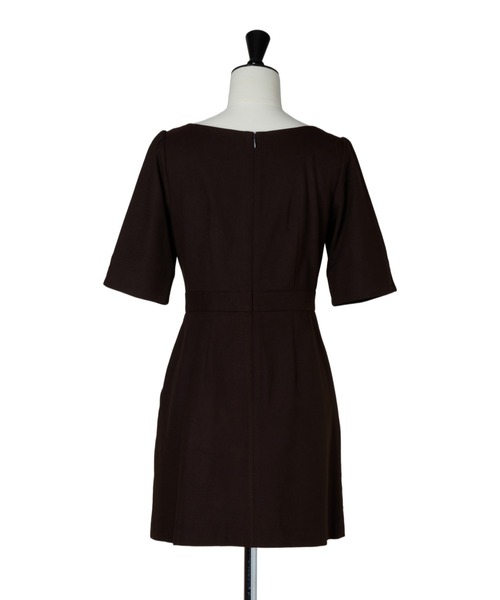 Her lip to(ハーリップトゥー)の「Bit Luxe Mini Dress(ワンピース・レディース・ブラウン系/ストライプ・S/M)」の6枚目の写真