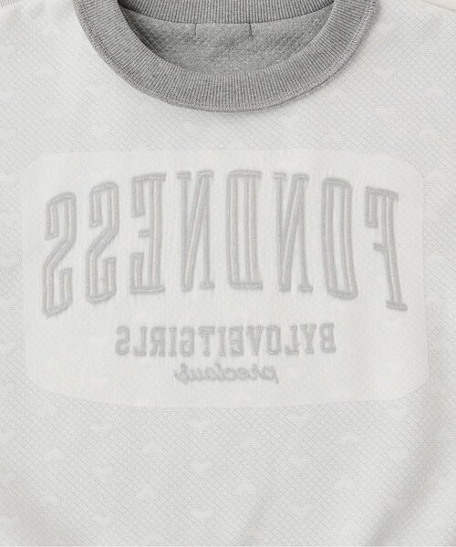 by LOVEiT(バイラビット)の「リボンプルオーバー(スウェット・キッズ・オフホワイト/グレー系・120cm/140cm/150cm/130cm/160cm)」の6枚目の写真