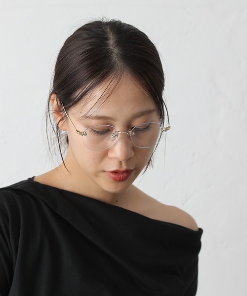 COLONY 2139（コロニートゥーワンスリーナイン）の「リムレスメガネ（メガネ・レディース・ゴールド/シルバー・FREE）」の11枚目の写真
